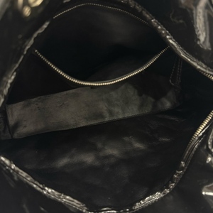 Borsa Tote da <span class=keywords><strong>Donna</strong></span> in Vera Pelle Certificata Usata, Autentica Nera di Design, in Condizioni Pari al Nuovo, per Lavoro e Uso Quotidiano - Product Image 5