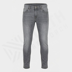 Jeans en denim tendance, droits et respirants pour femmes, vêtements décontractés confortables, fabrication professionnelle, vente en gros, couleur personnalisée - Product Image 1