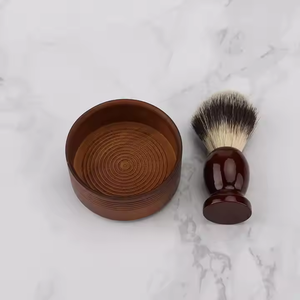 Bol en bois outil de rasage de barbier bol de rasage en bois bol de savon de rasage par glowin fashion - Product Image 3