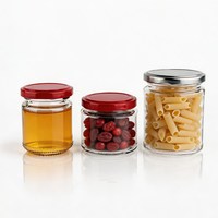 Frasco Redondo para Encurtidos de Grado Alimenticio, Recipiente de Vidrio Transparente de 500 ml, Tipo Sellado, para Encurtidos y Marinados de Vegetales