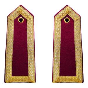Epaulettes negras de Noruega, de malla suave, para cirujano, teniente, comandante, con encaje bordado, de tela de lona, insignia para coser - Product Image 4