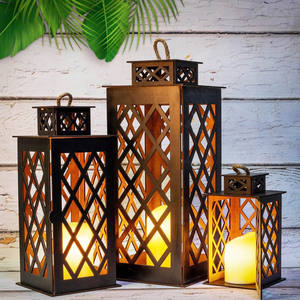 Latest Design Black Color Polished <b>Candle</b> Lantern Holder Metal <b>Hanging</b> <b>Candle</b> Holder for Home Decoration for Export Sale India - Product Image 5