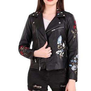 Chaquetas de mujer de cuero genuino de alta calidad Chaquetas transpirables de invierno para mujer de diseño personalizado - Product Image 1