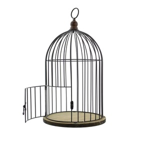 EW-jaula decorativa de metal para el hogar, jaula colgante de alambre para jardín y boda, candelabros para interior y exterior - Product Image 6