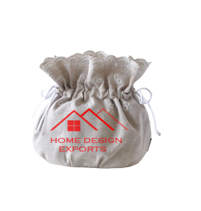 Khadi กระเป๋าผ้าหูรูดเครื่องประดับดีไซน์ใหม่ล่าสุดที่น่าสนใจพร้อมโลโก้ออกแบบได้ตามต้องการสำหรับเด็กหนังสือภาพ - Product Image 5