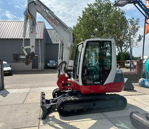 รถขุดขนาดเล็ก Takeuchi TB250 พร้อมห้องโดยสารเงียบสงบ ระบบกรองอากาศล่วงหน้า และคันบังคับ 4 ตัว ราคาดี - Product Image 1