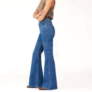<b>Stretch</b> Flared <b>Jeans</b> for <b>Women</b> Bulk Fashion <b>Jeans</b> Supplier Trendy <b>Women</b> Bootcut Flare <b>Jeans</b> - Product Image 2