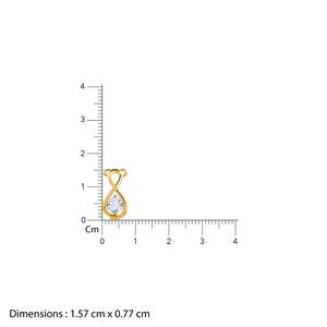 Collier de qualité supérieure en or Bandhan Solitaire Diamond Mangalsutra Design élégant parfait pour les fiancées Fiançailles Festivals - Product Image 3