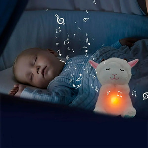 Oveja de Peluche con Sonido de Respiración para Bebés, Suave y Calmante - Colores Surtidos - Product Image 2