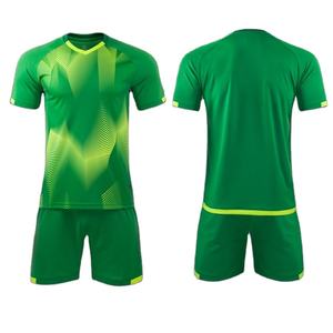 Venta al por Mayor de Camisetas de Fútbol de Manga Corta 100% Poliéster Spandex/Poliéster, Tallas Grandes, Uniformes de Fútbol Personalizados para Hombre, Conjunto de Ropa Deportiva - Product Image 6