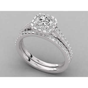 Anillo de Oro de 9K para Mujer con Diamante Solitario Cultivado en Laboratorio, Elegante y Lujoso - Product Image 4