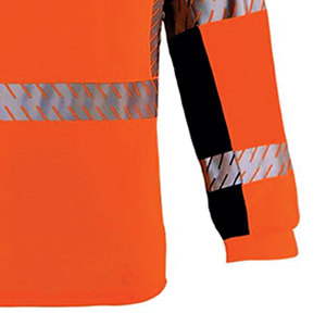Camisa DE TRABAJO DE SEGURIDAD DE manga completa para trabajo pesado Antiestático Alta visibilidad Poliéster unisex Certificado CE a prueba de viento - Product Image 4