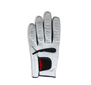 Gants de golf personnalisables à doigts entiers, poignées légères antidérapantes respirantes en cuir véritable pour activités sportives et de plein air - Product Image 1