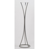 Vente chaude or grand support de fleurs pour la décoration de table de fête de mariage pièce centrale support de fleurs en métal exportateur de l'inde