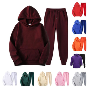 Chándal OEM de fabricantes con logotipo personalizado, chándal Unisex, ropa deportiva para hombre, conjunto de chándal personalizado, conjunto de pantalones de chándal con capucha - Product Image 2