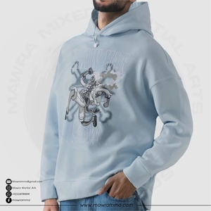 เสื้อฮู้ดโอเวอร์ไซส์ผ้าหนาปักลาย3D วินเทจพิมพ์ลายดิจิตอลสำหรับฤดูหนาว - Product Image 4