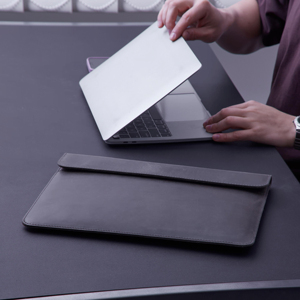 Durable Handmade Genuine Leather Modern Portable <b>Laptop</b> Sleeve Executive Business <b>Case</b> for Work Study Travel Protection GLS-0343 - Product Image 1