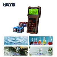 Medidor de Flujo Ultrasónico Portátil con Abrazadera para Agua Industrial, Líquido de Decapado, Agua Reciclada, Aguas Residuales Químicas