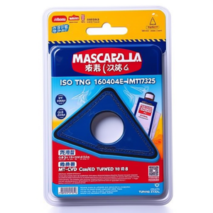 Inserto de Torneado Indexable con Recubrimiento MT-CVD ISO TNMG 160404E-NMT7325 D.3.81mm, Paquete de 10 para Herramientas de Torneado - Product Image 2
