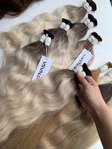 ผมต่อเป็นลอนแบบธรรมชาติ50ซม. ผมมนุษย์จากเวียดนาม - Product Image 2