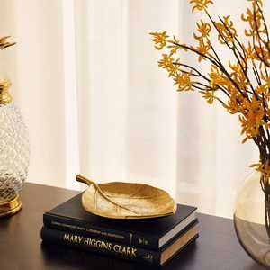 ถาดเสิร์ฟอาหารและจานโลหะรูปใบไม้ดีไซน์เป็นมิตรกับสิ่งแวดล้อมสำหรับห้องครัวผลไม้ดีไซน์ทันสมัยหรูหรา - Product Image 1