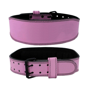 Weight Lifting Belt built for gym strength routines with <b>waist</b> <b>support</b> adjustable fit secure closure and stable lifting control - Product Image 2