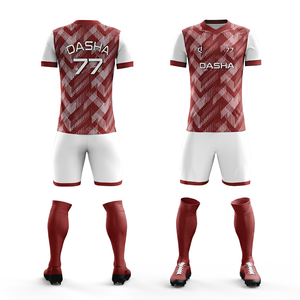 Conjunto de uniforme de fútbol transpirable de secado rápido con logotipo personalizado de alta calidad 2024, camiseta de fútbol, servicio OEM, ropa deportiva para jugador de fútbol - Product Image 3