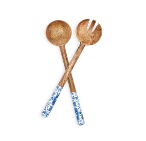 Fabriqué en Inde, respectueux de l'environnement, passe au lave-vaisselle, revêtement en résine, 11 pouces, serveurs à salade modernes, cuisine à domicile - Product Image 3