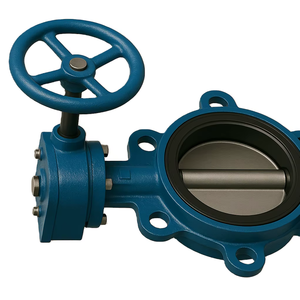 วาล์วผีเสื้อแบบแมนนวลขนาด650มม. ควบคุมการไหลของร่างกายได้อย่างแม่นยำแผ่น304ไนไตรล์/epdm เบาะยางรองพื้น - Product Image 1