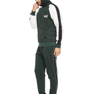 Chándales de invierno de algodón 100% para hombre, conjuntos de patrón sólido de etiqueta privada personalizados de alta Fabricación, diseño ecológico a prueba de viento - Product Image 3