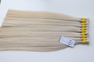 Extensions de cheveux en vrac de qualité de luxe Cheveux vietnamiens Double noyade 100 grammes Couleurs claires 30 pouces - Product Image 4