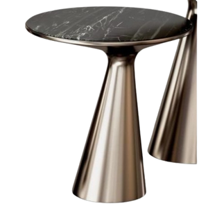 Table d'appoint en métal de luxe faite à la main et au design moderne Ensemble de nouvelles maisons et hôtels de luxe pour le salon - Product Image 3