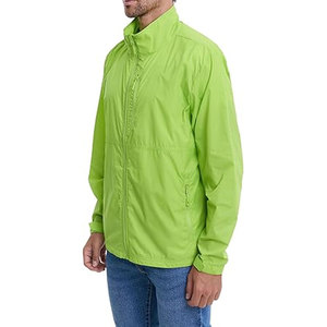 Veste en toile décontractée unisexe de haute qualité en gros, 100% polyester, logo personnalisé, à capuche, respirante, état neuf - Product Image 3