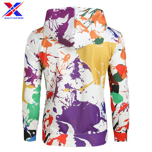 2025 nueva sudadera de mezclilla de moda con capucha de manga larga ropa de invierno informal de talla grande Sudadera con capucha estampada con método de tejido de punto - Product Image 3