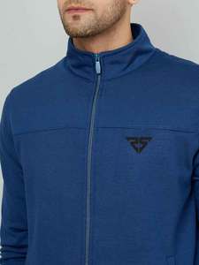 Vestidos informales para hombre, chándal, fabricantes de ropa, chándales con cremallera de color azul en el extranjero, chándal personalizado para hombre, trajes para hombre - Product Image 6