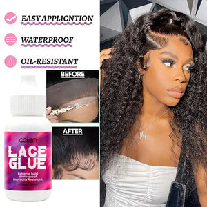 透明なレース用接着剤30日間エクストリームホールドプライベートラベル天然透明防水レース用接着剤 - Product Image 3