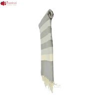 Châle pour femme en coton biologique fait main marocain, doux et confortable, avec des glands, rayures multicolores, écharpe traditionnelle tissée à la main, vente en gros