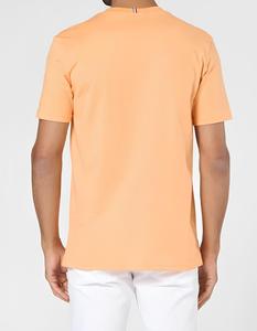 เสื้อเชิ้ตอิตาลีแขนสั้นปักลาย3D สีส้มอ่อนมีสไตล์100% - Product Image 2