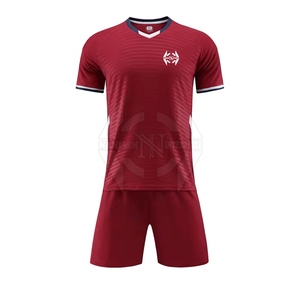 Conjuntos de uniformes de fútbol con cintura elástica Tela transpirable Corte automatizado para adultos - Product Image 1