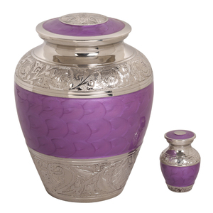 โกศที่ระลึกโกศสีชมพูของไข่มุกหรือเคลือบฟัน - Product Image 1