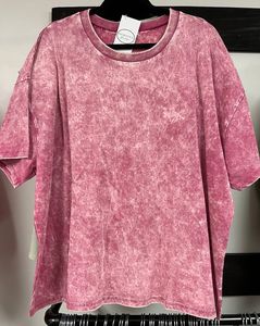 T-shirt oversize à manches courtes avec poche latérale, T-shirt oversize à manches courtes teint en profondeur, T-shirt col rond - Product Image 6