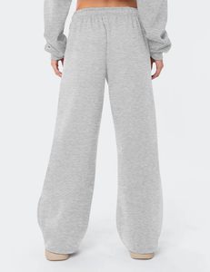 Automne hiver femmes pantalons de survêtement décontractés Baggy polaire chaud sport pantalon femme confort doux épais Joggers pantalon pour femme - Product Image 4