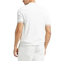 Usine directe personnalisé respirant doux pour la peau confortable décontracté polo tricoté à manches courtes pour hommes