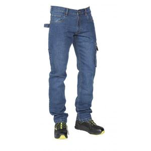 BETA Jeans de travail pour hommes Pantalon bleu extensible confortable - Product Image 2