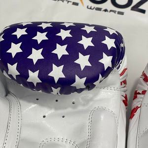 Guantes de Boxeo Fairtex de Primera Calidad con la Bandera de EE. UU., Cuero Vacuno Auténtico, Muay Thai, Sparring, Hechos a Medida, Protección UV - Product Image 5