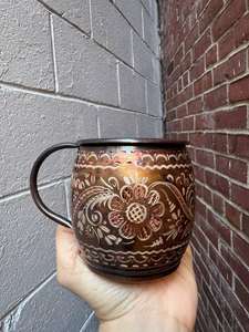 Verre en cuivre émaillé aspect premium Verre en cuivre métal haute finition Verre en cuivre demandé Verre en cuivre le plus vendu pour la décoration intérieure et la cuisine - Product Image 4