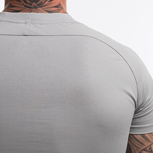 T-shirt de sport décontracté en toile à col rond pour homme, coupe classique, grande taille, écologique, séchage rapide, vêtements de fitness - Product Image 3