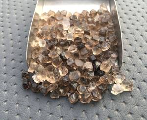 Quartz fumé de qualité supérieure 4-6 MM 50 pièces pierres précieuses brutes en vrac naturelles cristal fumé taille brute 4-6 MM pierres précieuses en vrac fumées" - Product Image 4