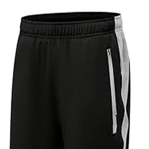 Survêtements délavés à l'acide pour hommes, ensembles de pantalons évasés brodés usés, survêtement zippé avec strass, téléchargé par Dress Sports - Product Image 4