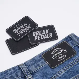 Parches Termoadhesivos Rectangulares de PU con Lentejuelas Bordadas en Forma de Corazón y Flores 3D, Accesorios para Prendas y Sombreros (10 Piezas), Grabado Láser - Product Image 4